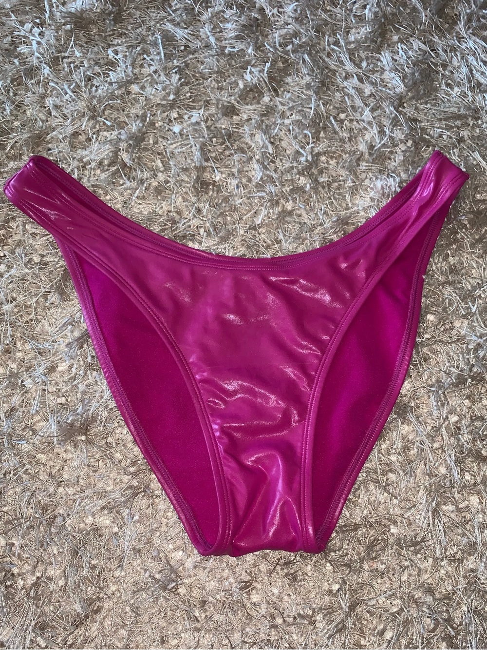 wild fable Shiny Magenta Bikini Bottom size L NWT